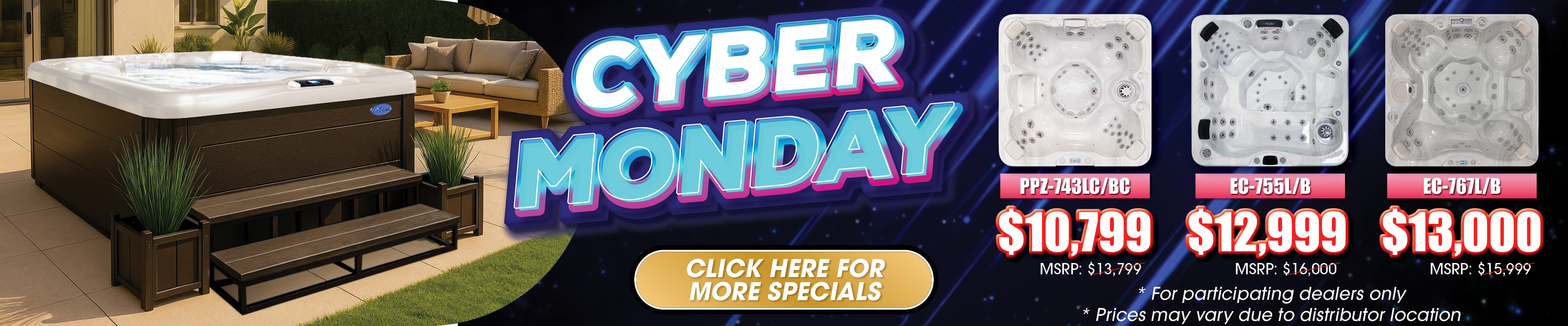 Calspas hot tub being used in a family setting - Cleveland