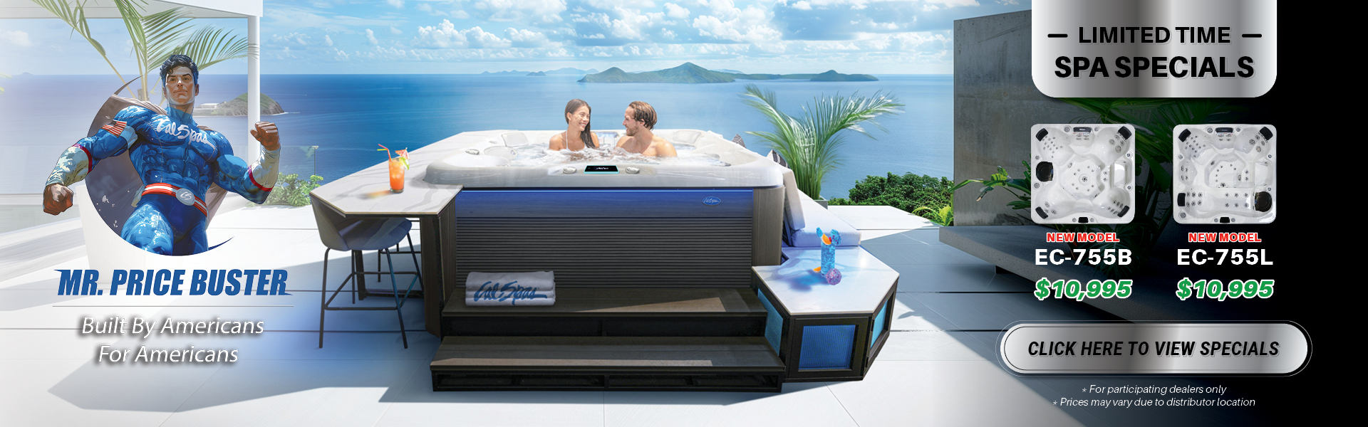Calspas hot tub being used in a family setting - Cleveland